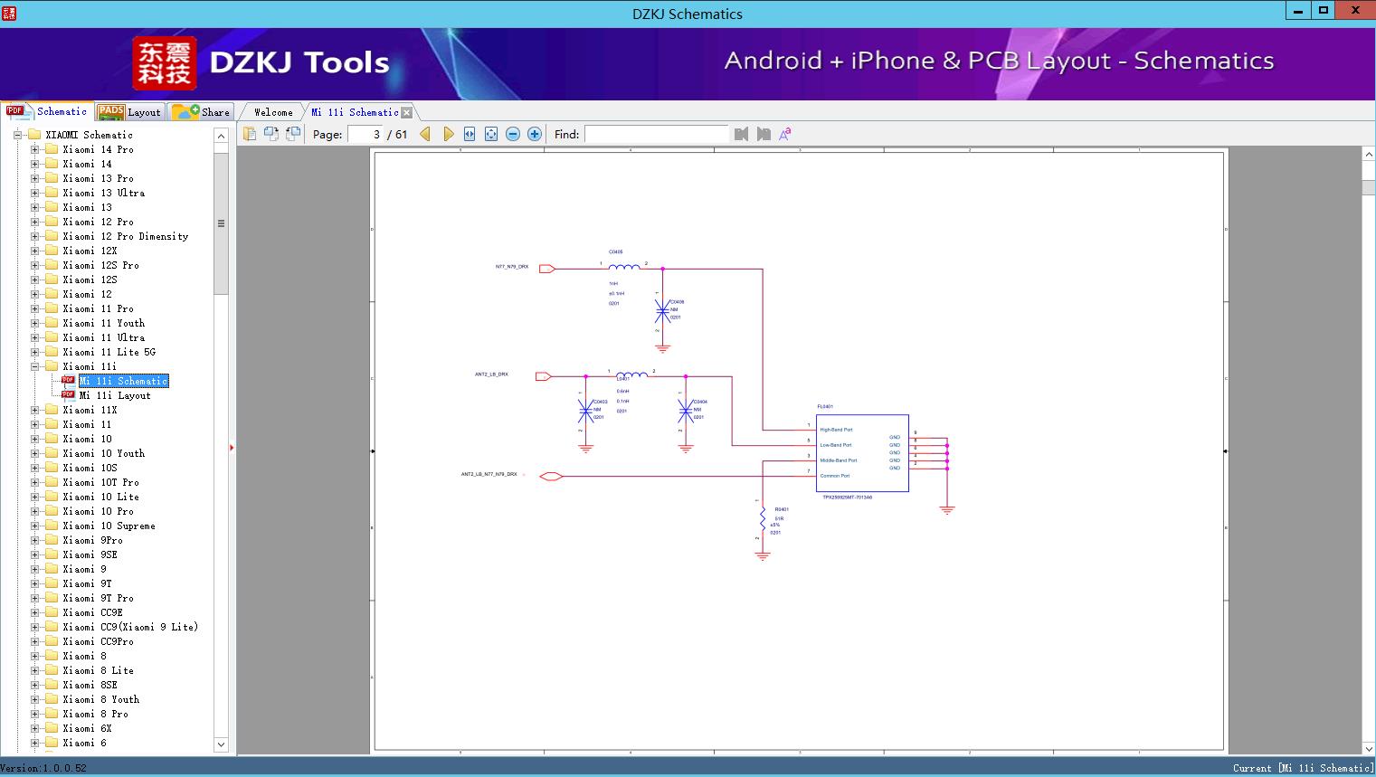 Mi 11i Schematic